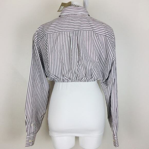 LF Vintage Furst of a Kind Button Crop Top - Picture 4 of 7